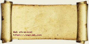 Hana Jerinić vizit kartica